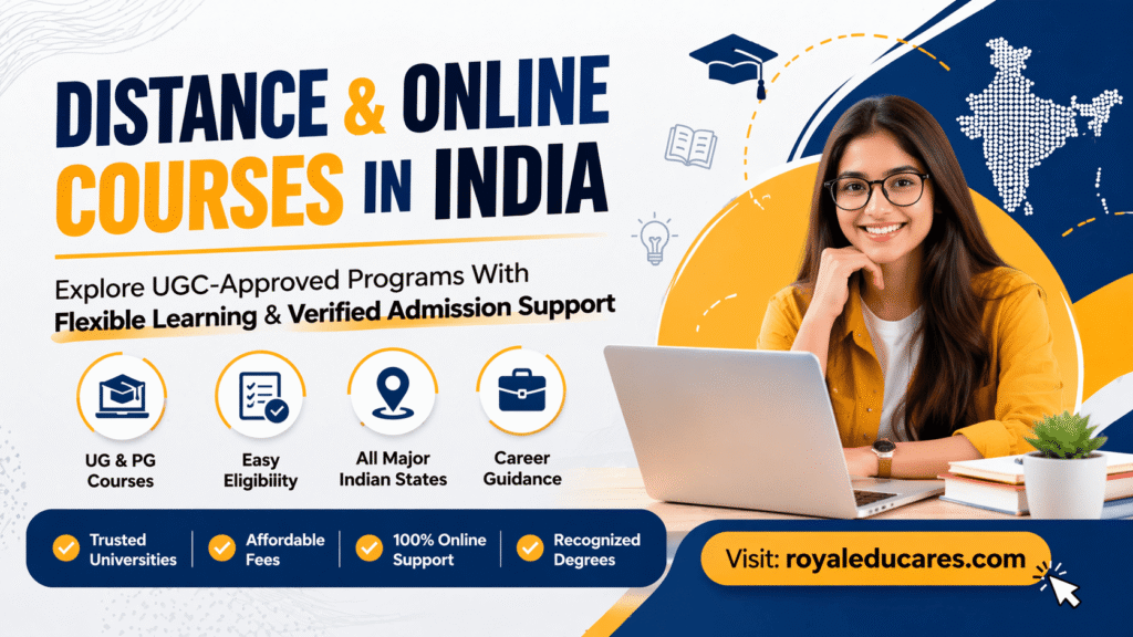 Distance and Online Courses in India UGC Approved Programs Admission Guide