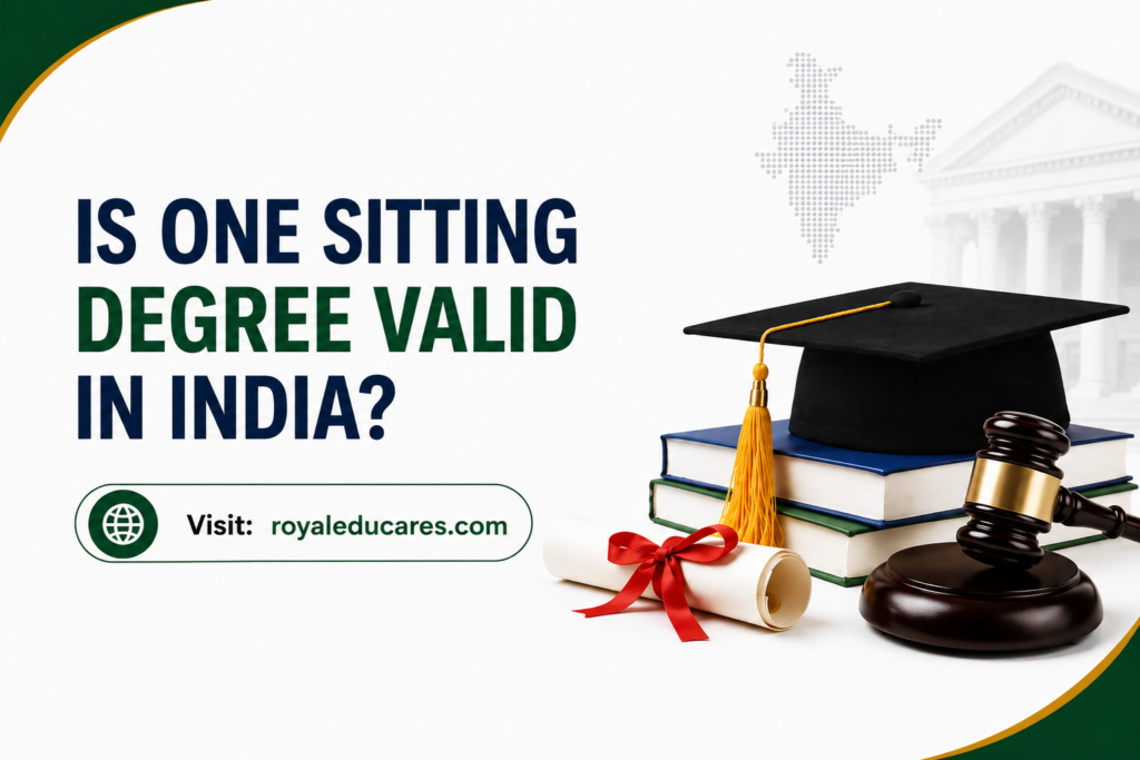 Is One Sitting Degree Valid in India Complete Truth & Safe Alternatives