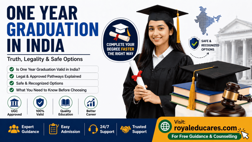 One Year Graduation in India Truth, Legality & Safe Options