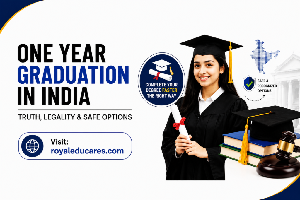 One Year Graduation in India Truth, Legality & Safe Options