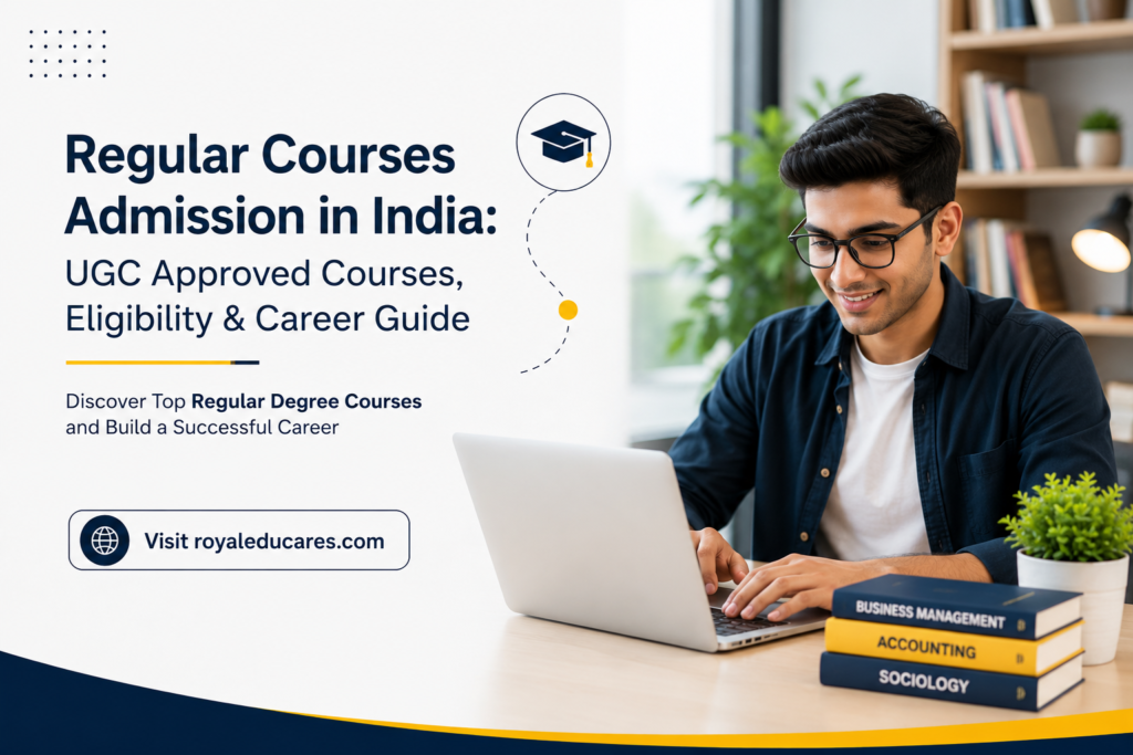 Regular Courses Admission in India UGC Approved Courses, Eligibility & Career Guide