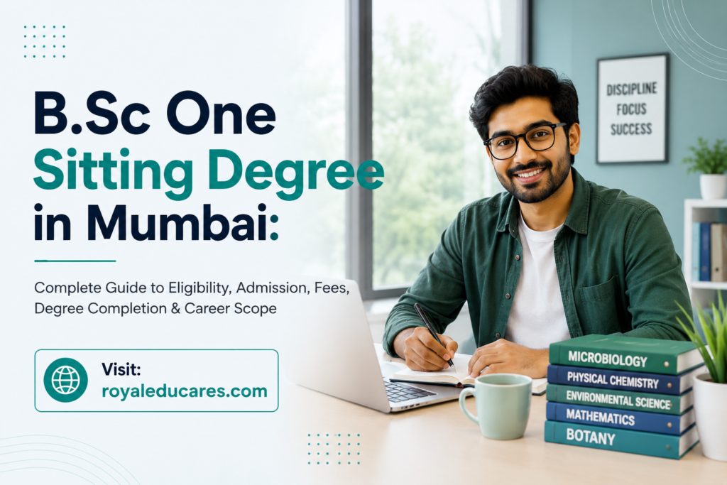 B.Sc One Sitting Degree in Mumbai Complete Guide to Eligibility, Admission, Fees, Degree Completion & Career Scope