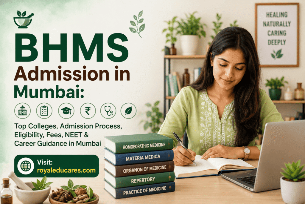 BHMS Admission in Mumbai: Top Colleges, Admission Process, Eligibility, Fees, NEET & Career Guidance in Mumbai