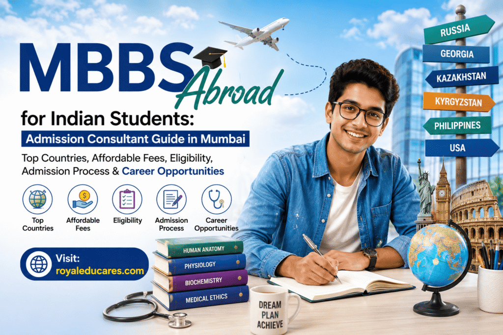 MBBS Abroad for Indian Students: Admission Consultant Guide in Mumbai — Top Countries, Affordable Fees, Eligibility, Admission Process & Career Opportunities